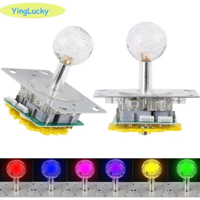 Arcade joystick 12V LED joystick Colorful lights Illuminated joystick For Arcade game fishing
