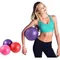 25cm Pilates Ball Explosion-proof Yoga Core Ball Indoor Balance Exercise Gym Ball for Fitness