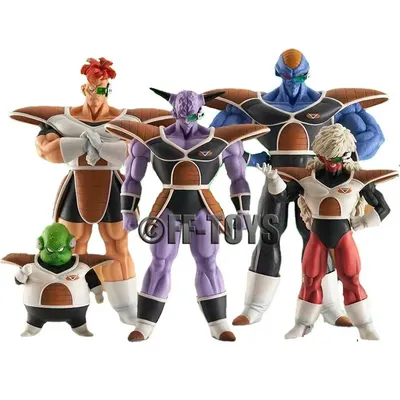 Anime Dragon Ball Z Ginyu Force Figure Jeice Ginyu Guldo Recoom Burter Figurine PVC Action Figures Collection Model Doll Toys