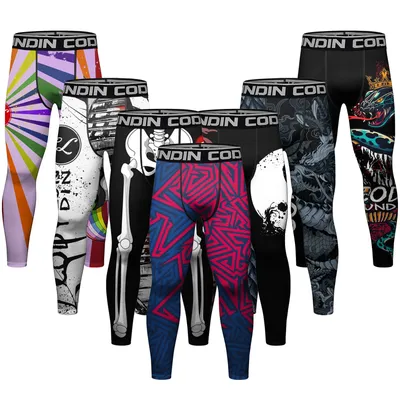 Cody Lundin Men's Jiu Jitsu Spats Stappling Compression Tights Pant Training BJJ No Gi Grappling