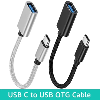 OTG Type C Cable Adapter USB to Type C Adapter Connector for Xiaomi Samsung S20 Huawei OTG Data
