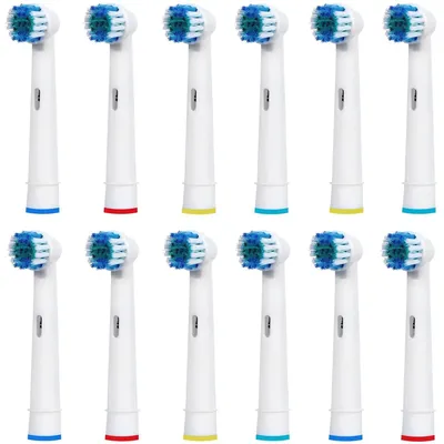12pcs Replacement Brush Heads For Oral-B Electric Toothbrush Advance Power/Vitality Precision