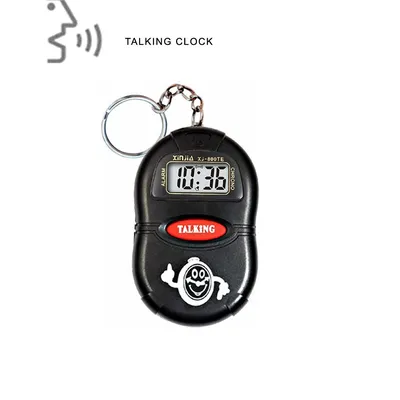 A Talking Clock that Speaking the Time. Digital Alarm Clock for the Blind, Elders or Children. Time