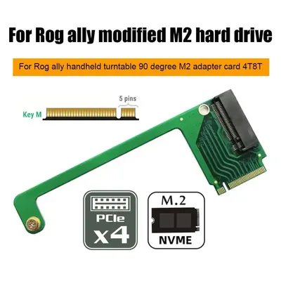 For Rog Ally Handheld Conversion 2230 To 2280 SSD Hard Drive Expansion Board NVME M-Key M.2 PCIE 4.0