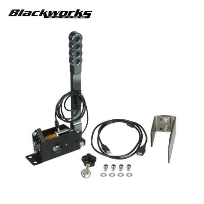 PC 14 Bit SIM USB Handbrake Clamp With Bracket For Logitech Racing Games G25 G27 G29 T300 T500 And