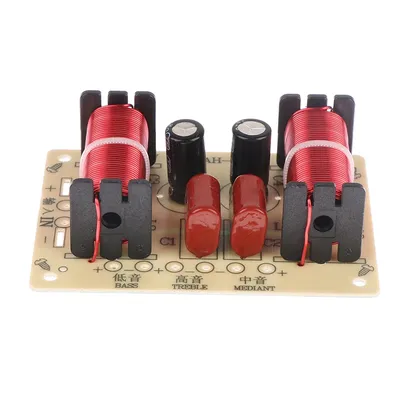 Audio Speaker Crossover Circuit Treble Midrange Bass Module 3 Way 900-4000Hz Frequency Divider Home