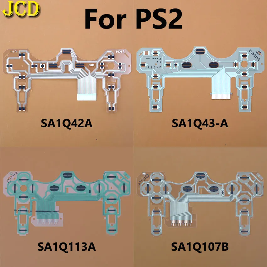 JCD SA1Q42A SA1Q43-A SA1Q107B SA1Q103A Ribbon Circuit Board Joystick Flex Cable Conductive Film For PS2 Controller
