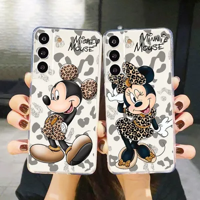 Mickey Minnie Couple Cute For Samsung Galaxy S24 S23 S22 S21 S20 Ultra Plus Pro S10 S9 4G 5G