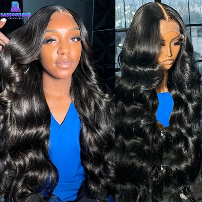 Body Wave 13x4 13x6 360 Hd Transparent Lace Front Wigs Human Hair Wig Brazilian 30 40 Inch Body Wave