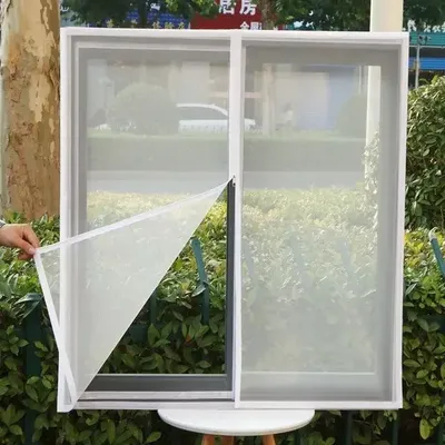 Self-adhesive zipper mosquito net, mosquito net anti-mosquito net anti-mosquito window screen DIY