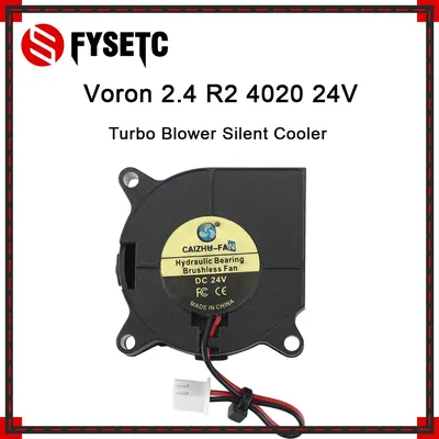 4020 24V Cooling Fan Turbo Blower Silent Fan 3D Printer Parts 2Pin For Voron 2.4 R2 Extruder DC