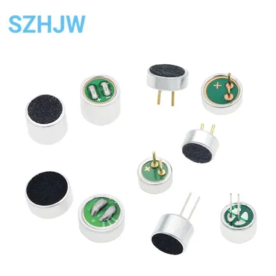 10pcs/bag 4.5*2.2mm 6*2.2mm 6*5mm 9*7mm 9X4.5mm Electret Microphone Condenser Pickup Microphone 52DB With 2pin