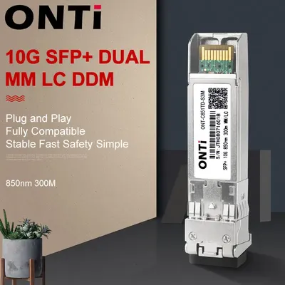 10Gb SFP+ Module Multimode 300m MM Duplex SFP+ Transceiver LC Optical Connector SFP-10G-SR