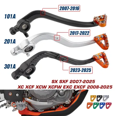 Rear Foot Brake Lever For KTM SX SX-F 2007-2025 XC XC-F XC-W EXC EXC-F 2008-2025 SMR450 2008-2024