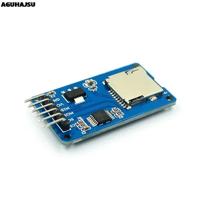 1pcs/lot Micro SD card mini TF card reader module SPI interfaces with level converter chip for