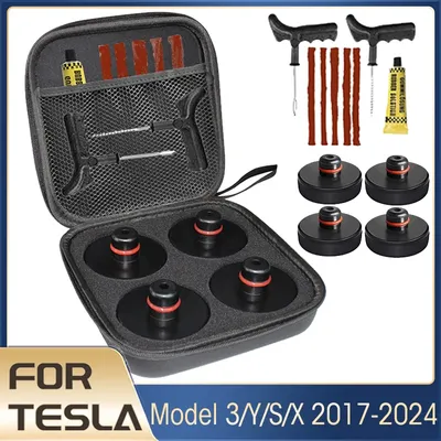 For Tesla Rubber Lifting Jack Pad Adapter Tool for Tesla Model 3/Y/S/X 2017-2024 Accessories Tire