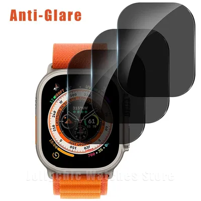 For Apple Watch Ultra 2 49MM Anti-Peeping Anti-Glare Screen Protector Film for IWatch Series 9 8 7