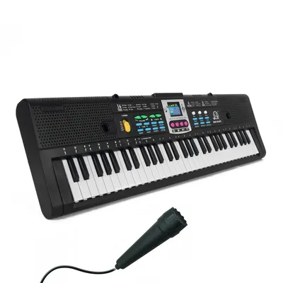 61 Keys Digital Music Electronic Keyboard Kids Multifunctional Electric Piano for Piano Student with