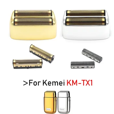 For Kemei KM-TX1 Electric Shaver Original High Quality Replacement Double Foiled Blade Net Cover