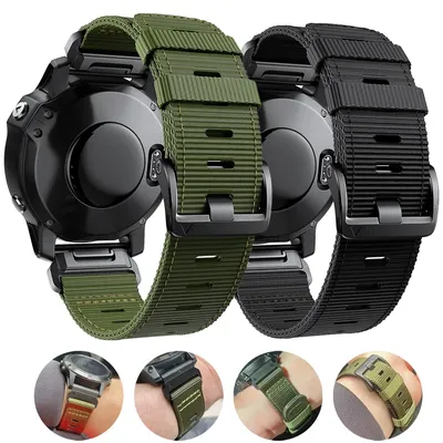 Tactix For Garmin Tactix 7 Pro Delta Bravo braided nylon Strap Quatix 7X 7 6 22 26mm Quickfit