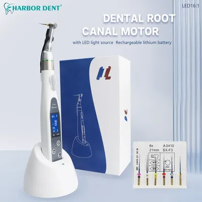 EndoMotor 16:1 Dental Reduction Equipment Wireless Endo With LED Light Imported Motor Root Canal