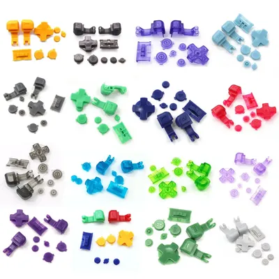 Plastic Full Button Set For GBA SP Button key For Gameboy GBA SP Power On Off L R Buttons D Pad