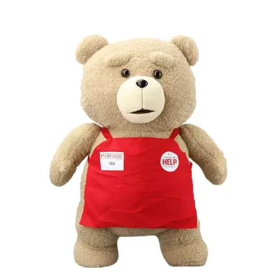 46cm TED Plush Movie Teddy Bear TED 2 Plush Doll Toys In Apron styles Soft Stuffed Animals Plush