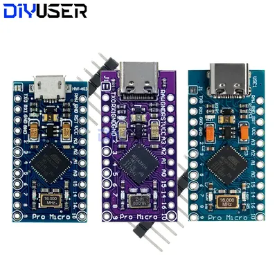 MICRO/MINI/TYPE-C USB ATMEGA32U4 Module 5V 16MHz Board For Arduino ATMEGA32U4-AU/MU Controller