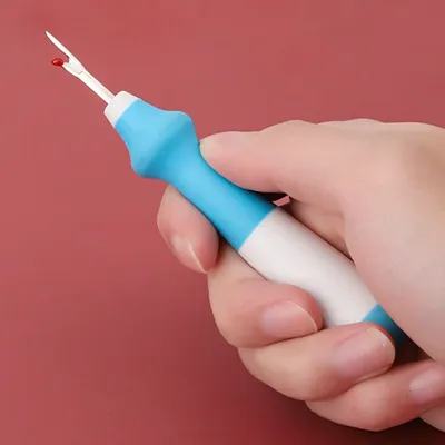 1PC-Plastic Handle Craft Thread Cutter Seam Ripper Stitch Unpicker Sewing Tool Cross-Stitch Sewing