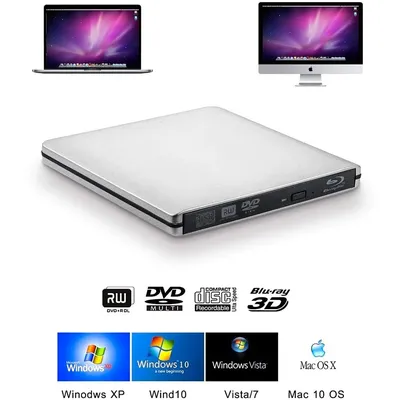 External USB3.0 Blu-Ray Burner BD-ROM Optical DVD Drive BD-RE Writer 3D Blu-Ray Reader for
