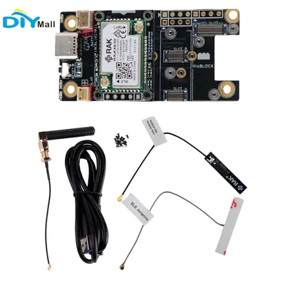 WisBlock Basic Starter Kit for Meshtastic -RAK4631 LPWAN Wireless SX1262 Lora Module RAK19007 Base