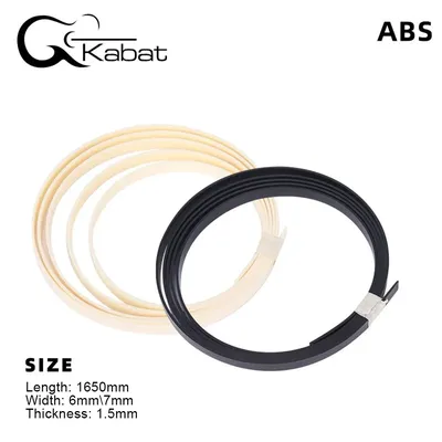 Guitar Neck Body Binding Purfling Strip For Luthier 1650mmx6mm ABS Plastic Guitar Binding Purfling