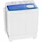 Portable Washing Machine, 28lbs Twin Tub Mini Compact Laundry Machine with Drain Pump,