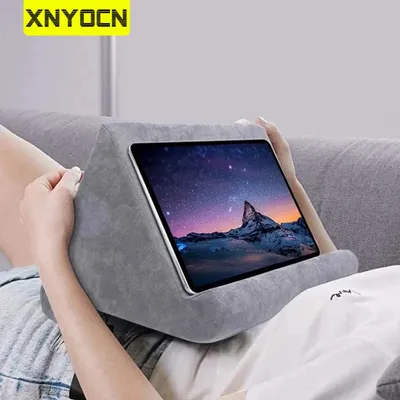 Xnyocn Sponge Pillow Tablet Stand For iPad Samsung Huawei Tablet Bracket Phone Support Bed Rest