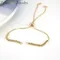 20pcs, Shiny Gold Adjustable Bracelet Chain, Half Finished Bracelet Gold Bead Chain Bracelet, Gold