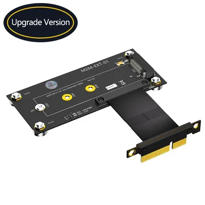 10cm M.2 NVME Key M to PCI Express X4 Extension Cable Expansion Board with Magnetic Pad Supports