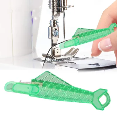 20Pcs Automatic Needle Threader DIY Tool Home Hand Sewing Machine Device Thread Auto Needle Cross