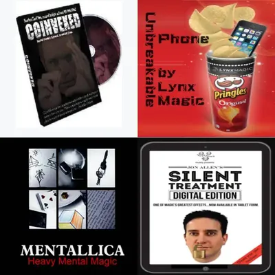 Silent Treatment (Digital Edition) by Jon Allen,Unbreakable Phone by Lynx,David Penn - CoinVexed,Mentallica by Ben Harris Magic
