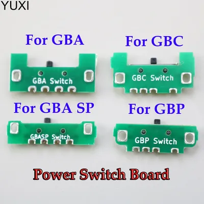 2PCS For GBA / GBC / GBP / GBA SP Power ON OFF Power Switch Button for GBA Game Boy Advance & Color & Pocket & SP Games Console