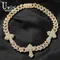 UWIN 15mm Cuban Chain With 3 Cross Necklace Full Iced Out CZ Link Cubic Zircon Fashion Luxurious