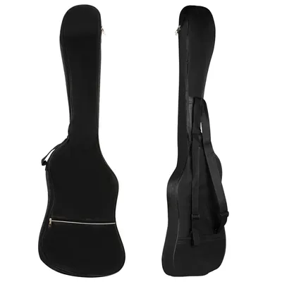 Electric Bass Bag Oxford Cloth Waterproof Backpack Bass Guitar Double Shoulder Straps Padded Soft