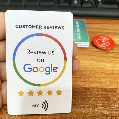 50PCSReview us on Google Trustpilot Tripadvisor Reviews NFC Tap Cards NTAG215 504bytes NFC-Enabled