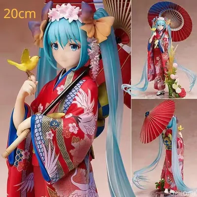 New Original hatsune miku Hatsune Anime Figures Collecting Summer Bikini Sweet Girl PVC Action