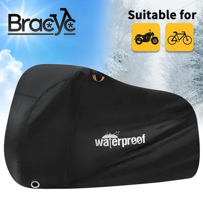 Bicycle Cover Bike Waterproof Snow Rain Cover 255x125cm UV Protector for Bike Dustproof 210T MTB