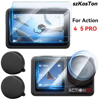 For DJI Osmo Action 5 Pro 4 Screen Protector Screen Protector Tempered Glass for DJI Action 4 5 PRO