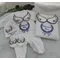 Dollbling Hospital Exit 5pcs Embroidery Name Newborn Angle Wings Romper Blanket Nursery Bedding