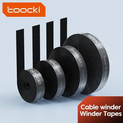 Toocki Cable Organizer Wire Winder For iPhone Mouse Earphone Cable Holder Cord Protection USB Cable Management Charger Protector