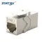 ZoeRax 1Pcs RJ45 Coupler Keystone Jack Cat7 Cat6a 10G Support, Female Keystone STP 10 Gbps for Wall Plate and Patch Panel