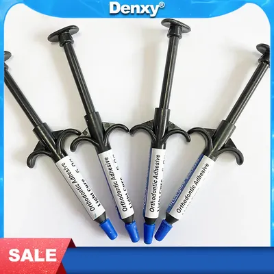 2/4pcs Dental Orthodontic Adhesive Light Cure Blue Glue Bonding System Orthodontic Bonding Ortho