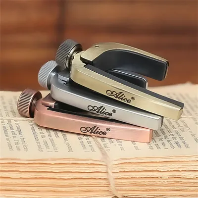 Alice Guitar Capo Adjustable Roller Metal Perfect Quick Change Tune for Electric Acoustic Guitar,